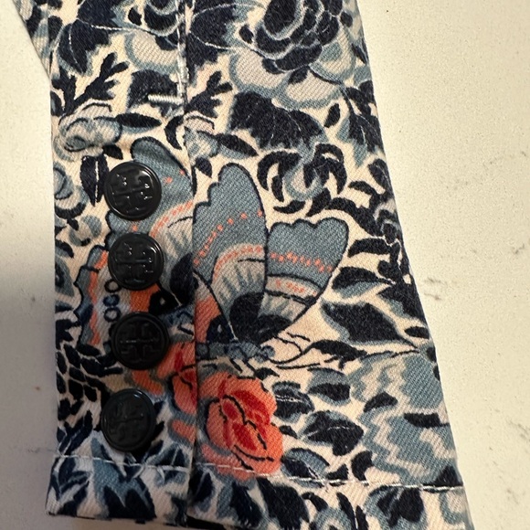 Tory Burch butterfly and floral pants size 28 - Picture 6 of 9